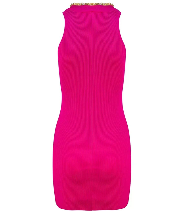 Matching elastic chain dress
