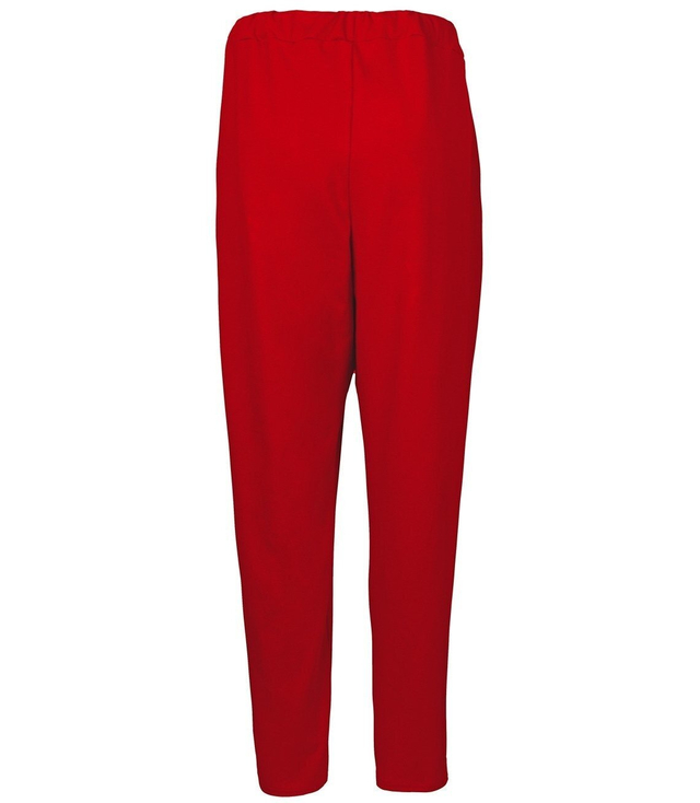 Women&#39;s fabric trousers with a BAGGY tab