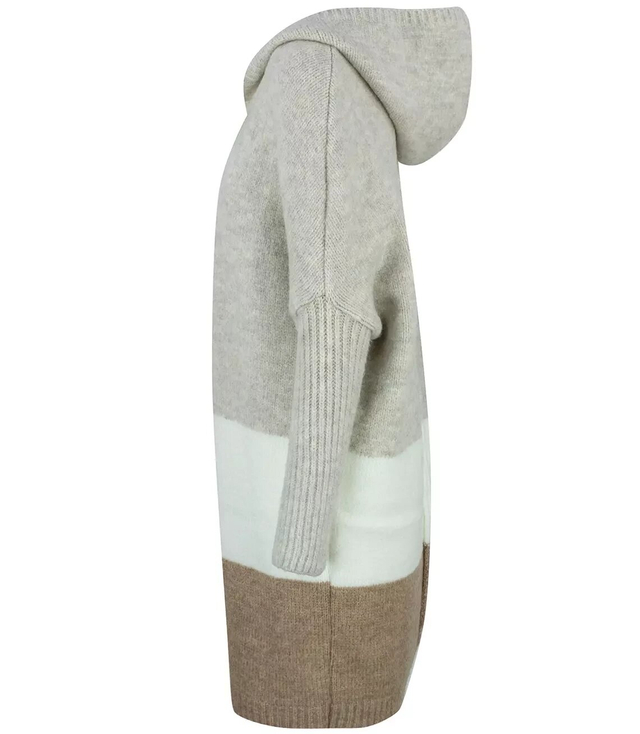 Thick cardigan sweater bat with wool POLA