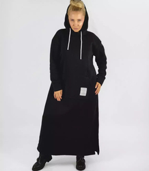 Long sweatshirt oversized tracksuit dress