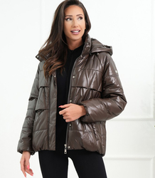 Women's insulated bomber jacket with quilting JAGNA