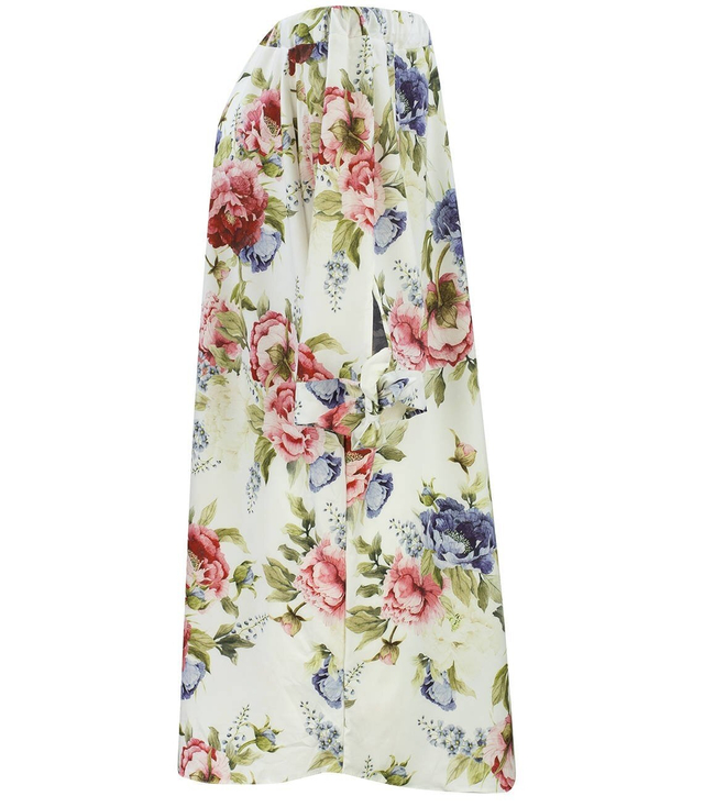 Spanish tunic mini dress with beautiful flowers