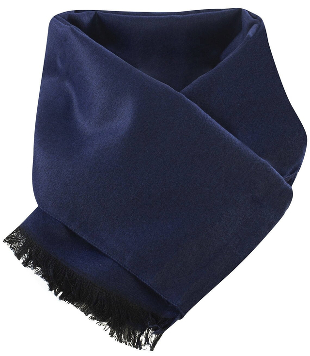 Men's shawl plain scarf with tassels