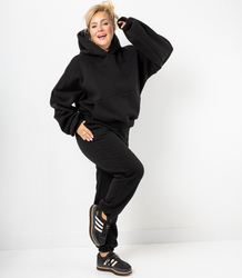 Warm thick tracksuit set sweatshirt + pants STELLA
