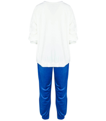 Women's velor tracksuit set Warm M MIA print