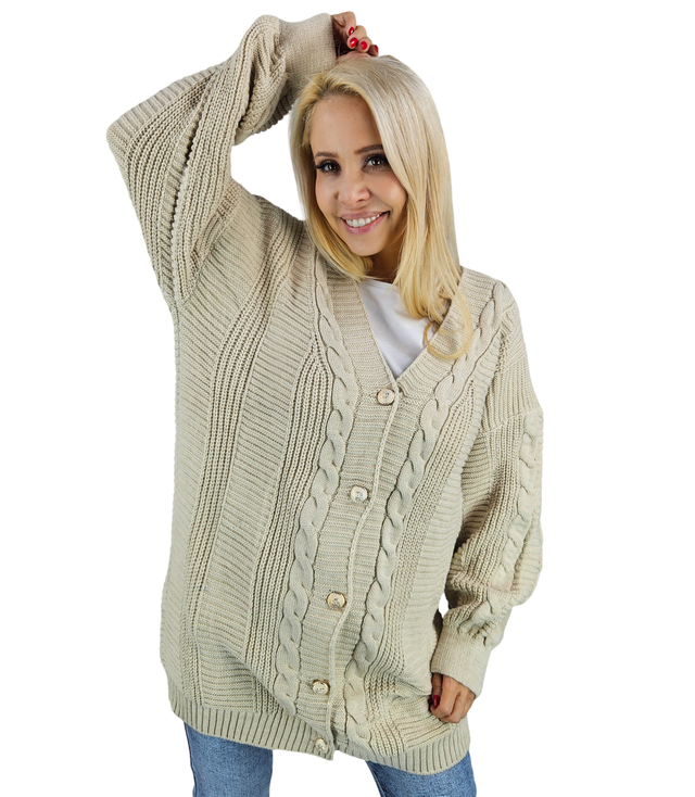 Warm, fashionable, loose women's sweater MATYLDA