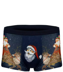 Men's Christmas Boxer Santa Claus PLUS SIZE