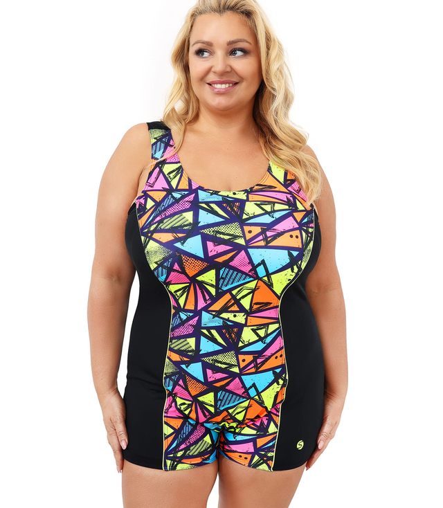 One-piece covered leisure swimsuit