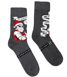 Men's Christmas socks - winter, warm, Christmas patterns
