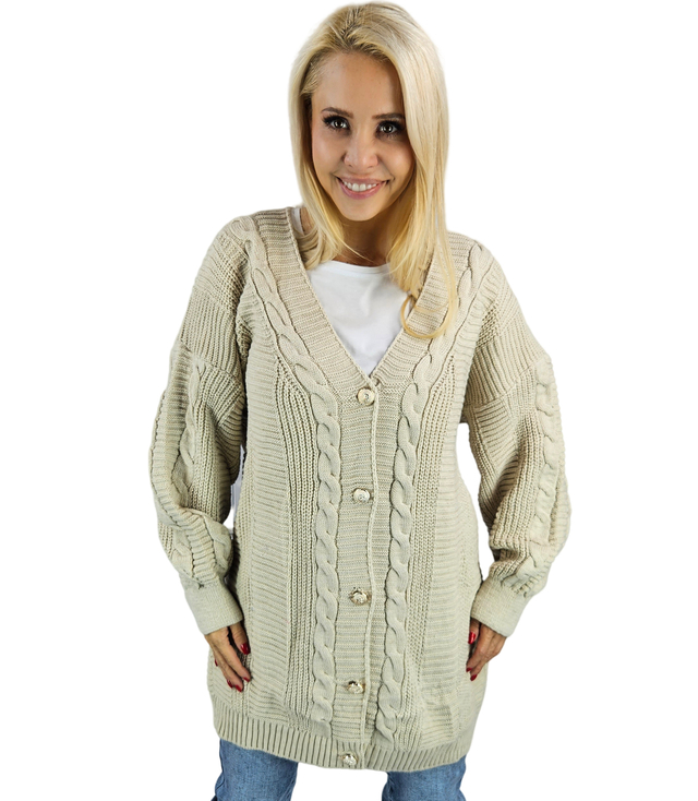 Warm, fashionable, loose women's sweater MATYLDA