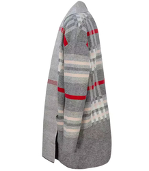 CIEPŁY Sweter Kardigan narzutka KRATA Elegancki
