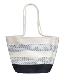 Mega large summer beach bag braided cotton