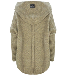THICK cardigan cardigan bat WOOL