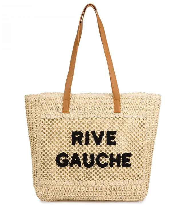 Torebka shopper boho z plecionki RIVE GAUCHE