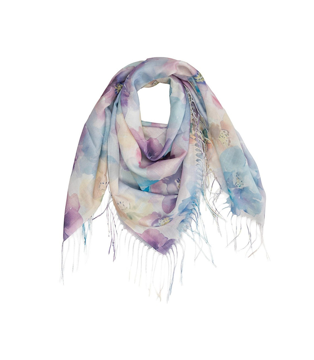 Women's floral pattern scarf 180x70