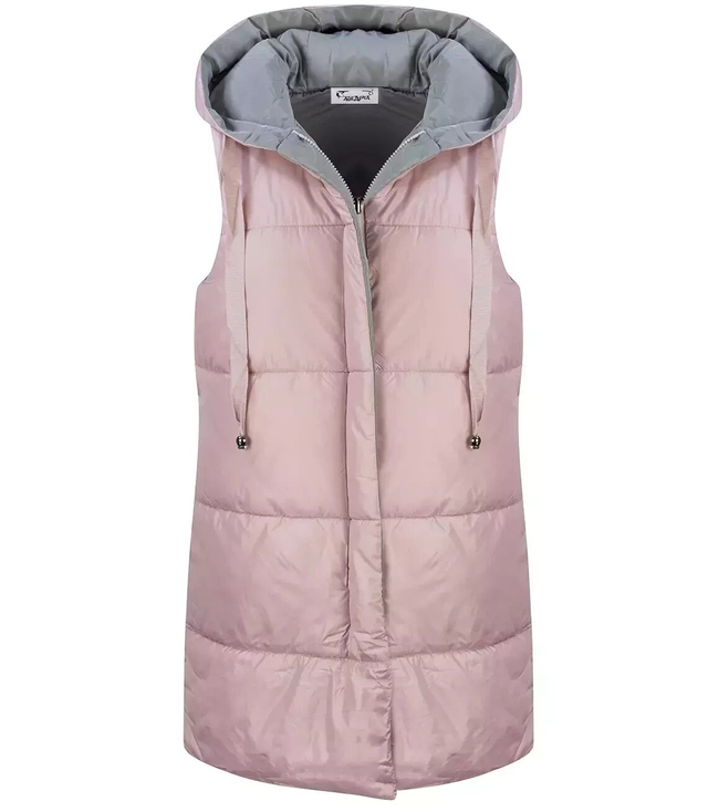 Long women's VEST reversible vest