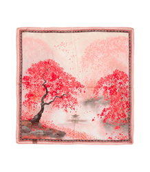 Elegant women's scarf with an insane 70x70 pattern