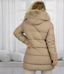 Winter quilted coat warm jacket WINTER ROSE