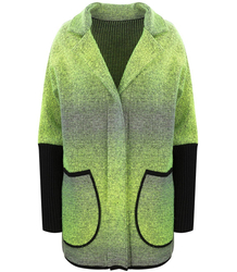 Ciepły płaszczyk kurtka OMBRE sweter