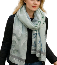 Women's patterned shawl 70x180