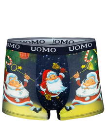 Men's Christmas boxers with Santa Claus gift