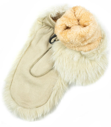 Women's Warm Gloves with fur insulated