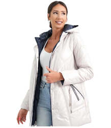 Women's Transitional Warm Jacket Elegant Hoodie Autumn Rose