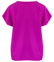 Basic women's seamless box T-shirt SARA blouse