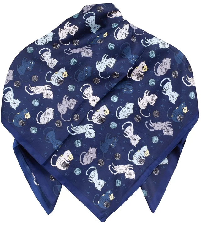 Sling delicate elegant scarf cats