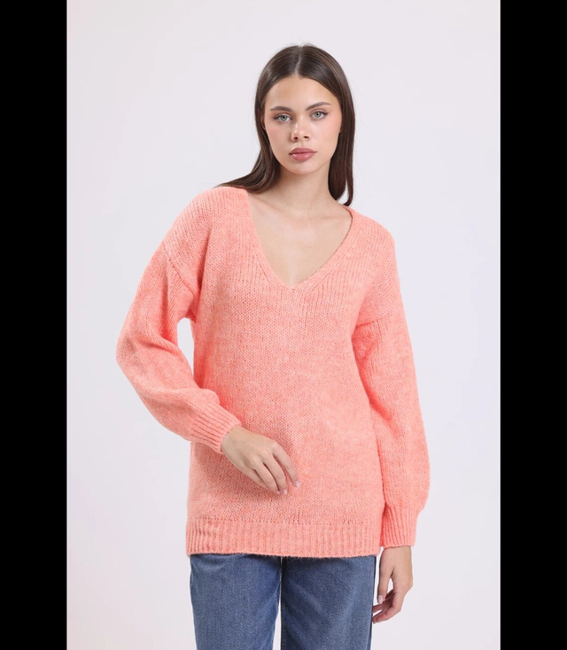 Warm, fashionable, loose women's sweater MATYLDA