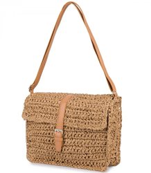 Summer bag, woven shoulder bag, elegant, boho style