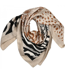 Stylish Elegant Scarf Mix of beautiful patterns 70x70 cm