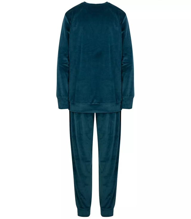 Tracksuit pants sweatshirt set velour MALWINA