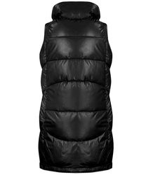 Women's Long Sleeveless Vest Pockets