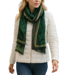 Women's patterned shawl 70x180