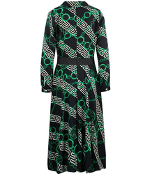 Elegant dress Beautiful with belt Envelope neckline LUNA