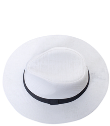 Men's Panama hat with black stripe