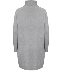 Luźna Sukienka dzianinowa Golf WEŁNA +SIZE