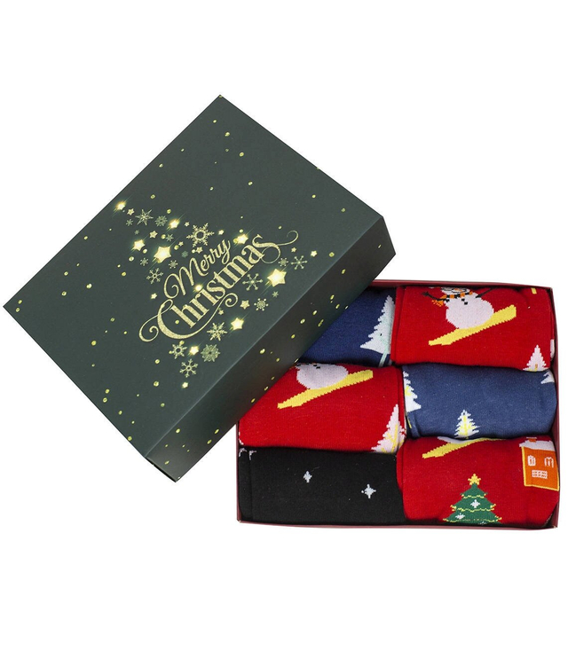 Christmas men's socks 6-pack SANTA