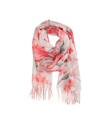 Women's floral pattern scarf 180x70