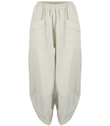 Loose oversize baggy balloon cotton pants with large pockets IRMINA