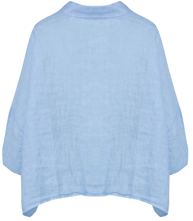 Oversized linen tapez shirt loose LAILA