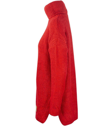 LONG SWEATER Turtleneck tunic
