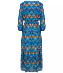 Zwiewna sukienka w print all over pasek