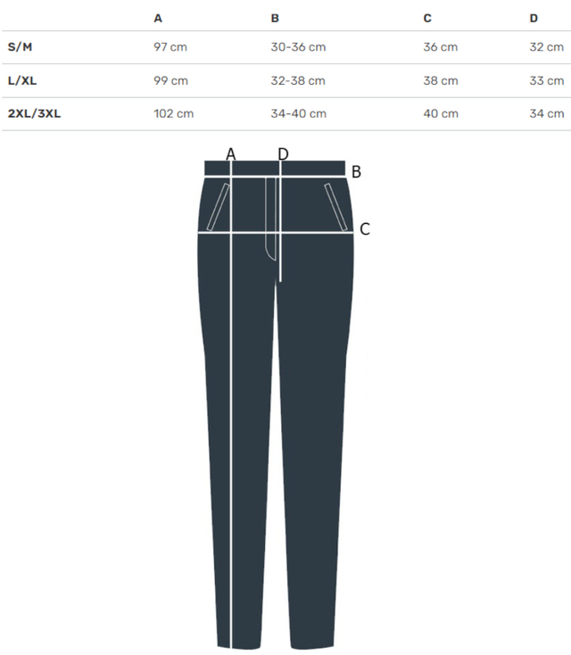 Women's fabric pants tapered leg ELENA