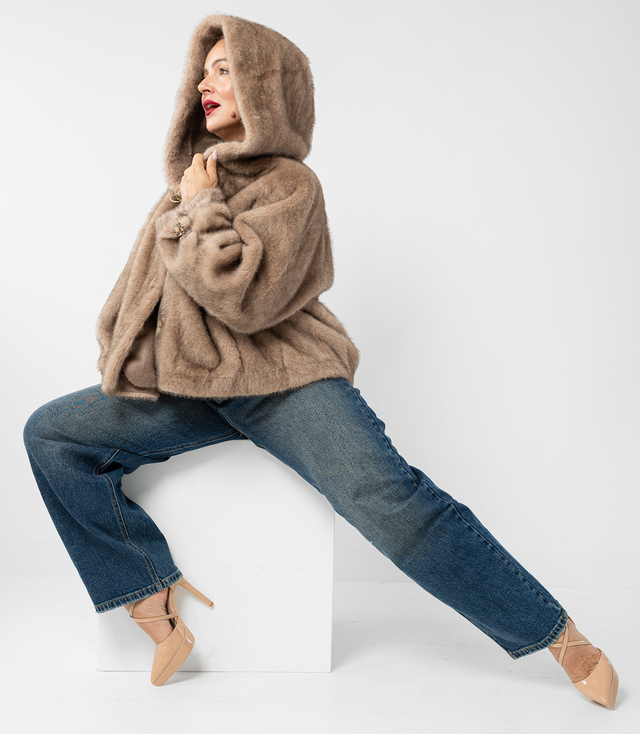 Women's baggy destroyed jeans SIENNA