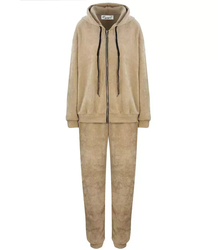 Tracksuit set corduroy pants sweatshirt zipper