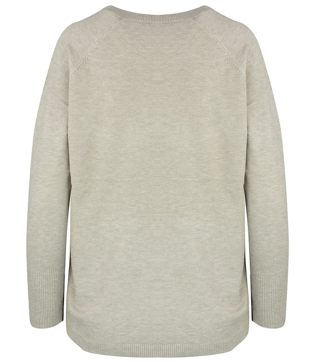 Classic smooth women's sweater with buttons MARIA