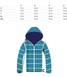 Winter jacket with decorative fur on the collar FIBI