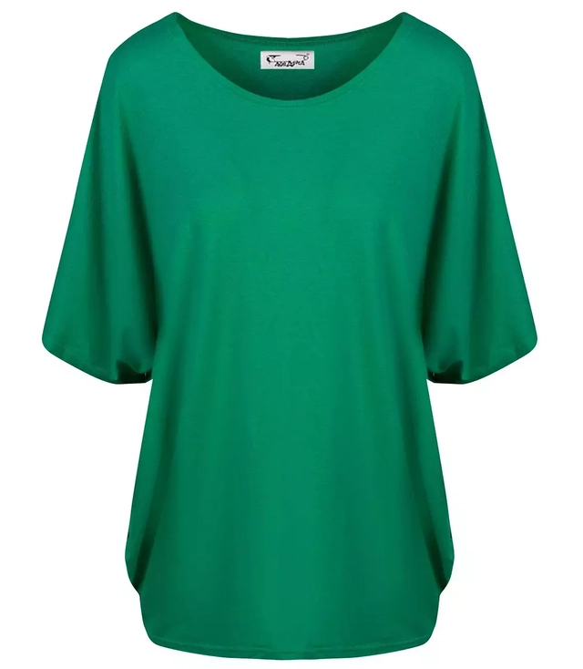 Classic comfortable smooth oversize blouse loose elastic